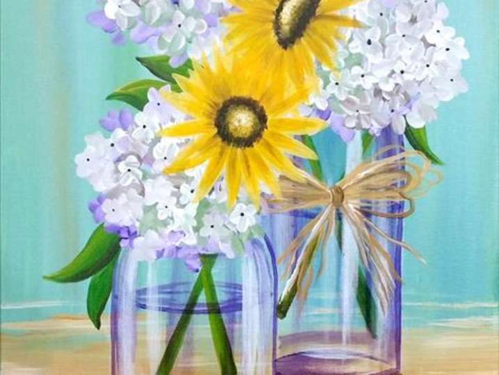 Paint and Sip - Elegant Flower Bouquet - Houston | Classpop!