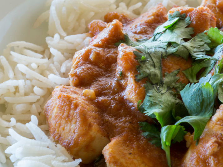 Minneapolis - curry with rice Shot