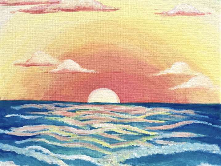 Paint and Sip - Golden Sunset Glow - San Diego | Classpop!