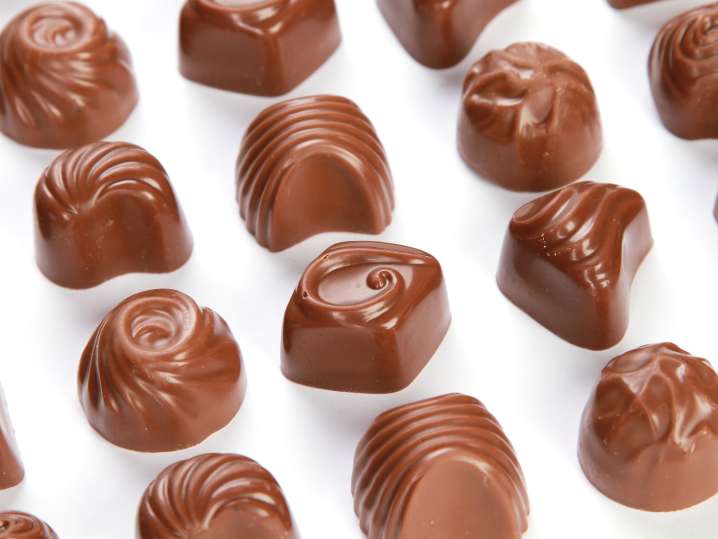 Bay Area - closeup-shot-chocolate-pralines-isolated-white-wall Shot