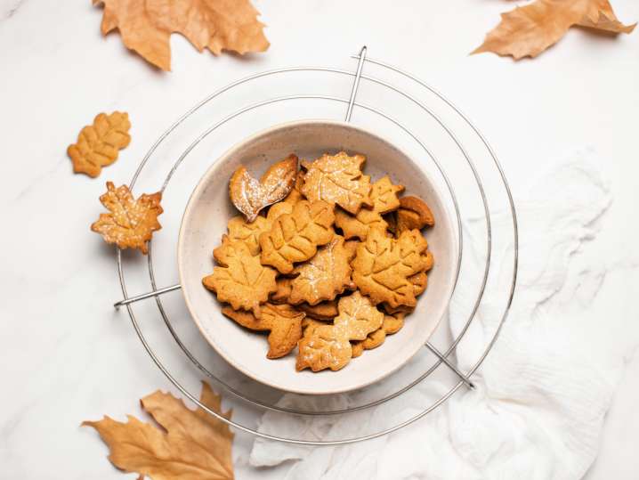autumn inspired cookie shapes Shot