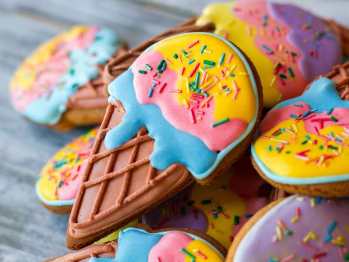 Ice cream cookies Shot