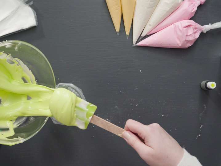 green icing sugar Shot