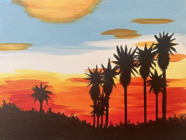 Paint and Sip - California Dreaming Sunset - San Diego | Classpop!