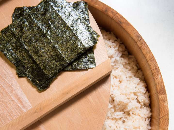 Houston - sushi rice and nori Shot