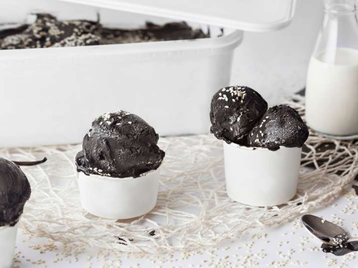 Black Sesame Ice Cream | Classpop Shot