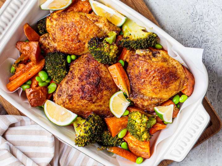 Roasted Vegetables and braised chicken | Classpop Shot