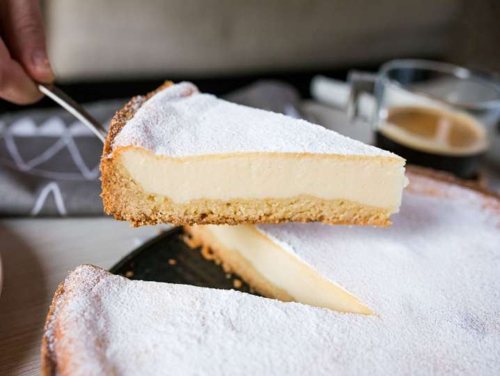 taking a slice of cheesecake | Classpop Shot