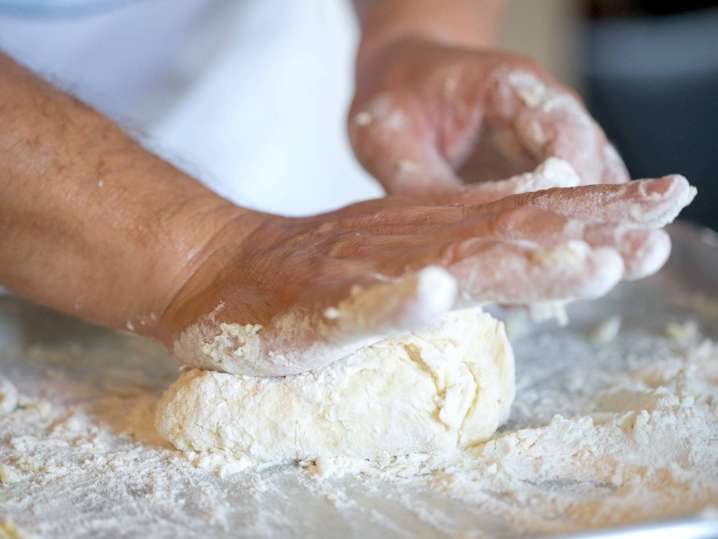 close up of making gnudi | Classpop Shot
