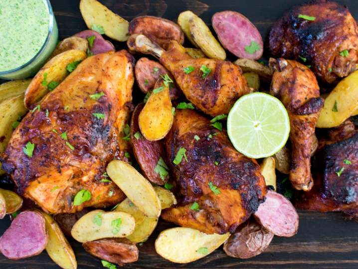 Peruvian Grilled Chicken With aji Verde Sauce | Classpop Shot