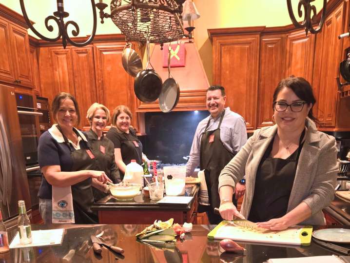 cooking class participants enjoying a meal | Classpop Shot