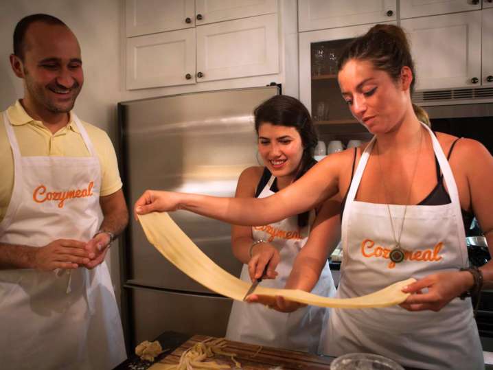 making long pasta sheets | Classpop Shot