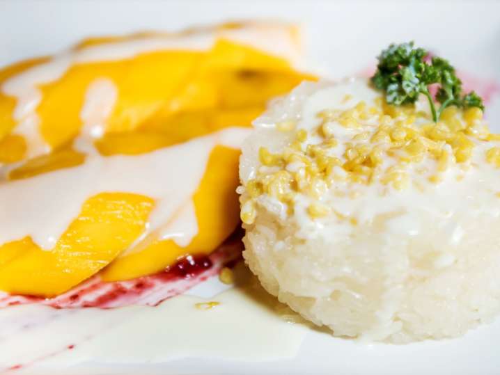 mango sticky rice dessert | Classpop Shot