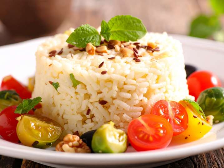 Sauteed Vegetables Medley with rice | Classpop Shot