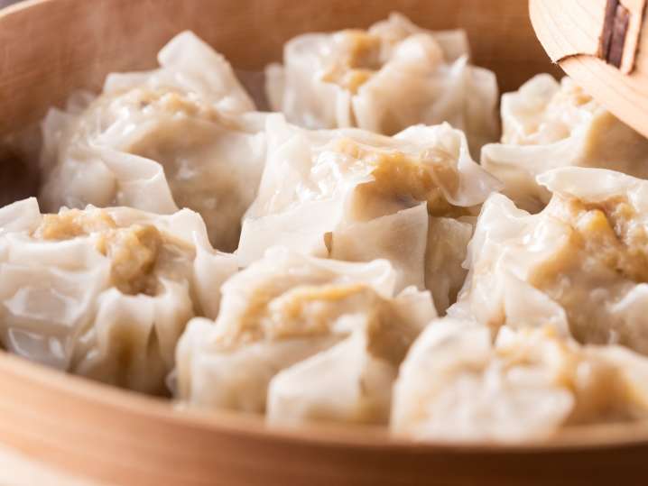 shumai dumplings in a steamer | Classpop Shot