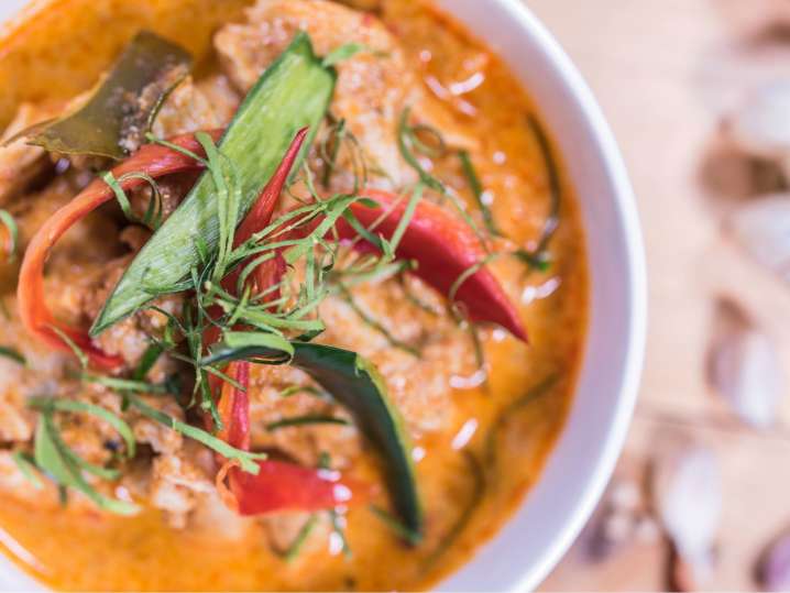 panang curry top view | Classpop Shot