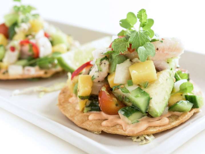 Mango & Avocado Ceviche | Classpop Shot