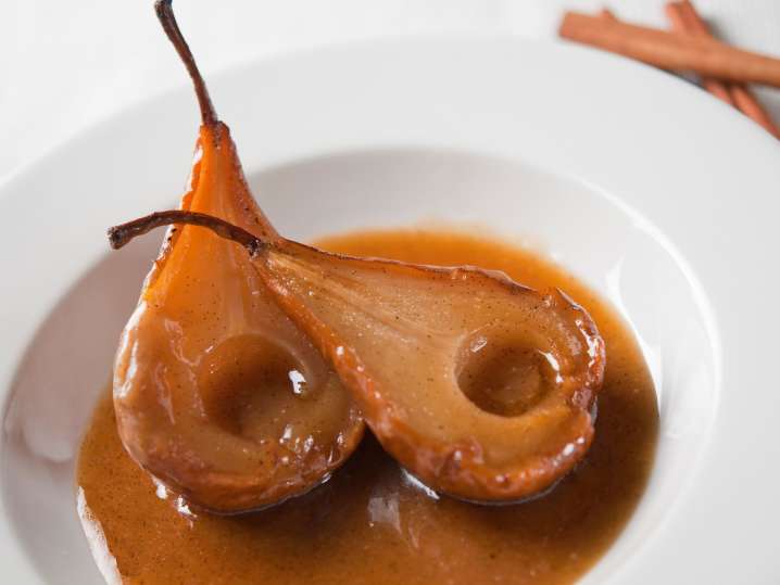 Ginger Orange Poached Pears | Classpop Shot