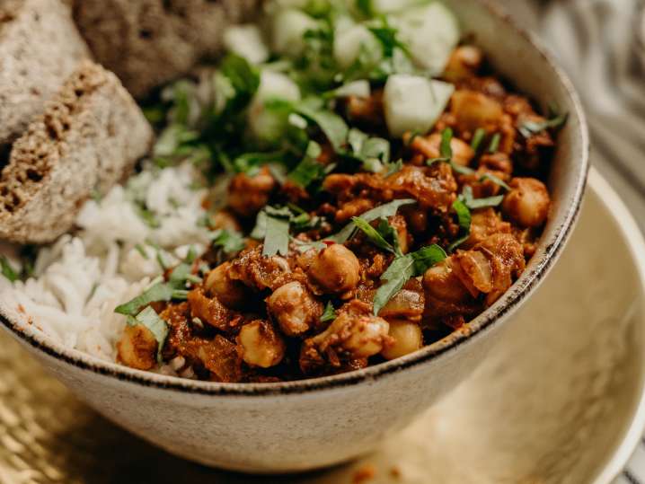 rice bowl with chickpeas | Classpop Shot