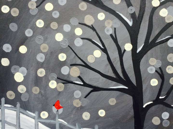 Paint and Sip - Scarlet Winter - Phoenix | Classpop!