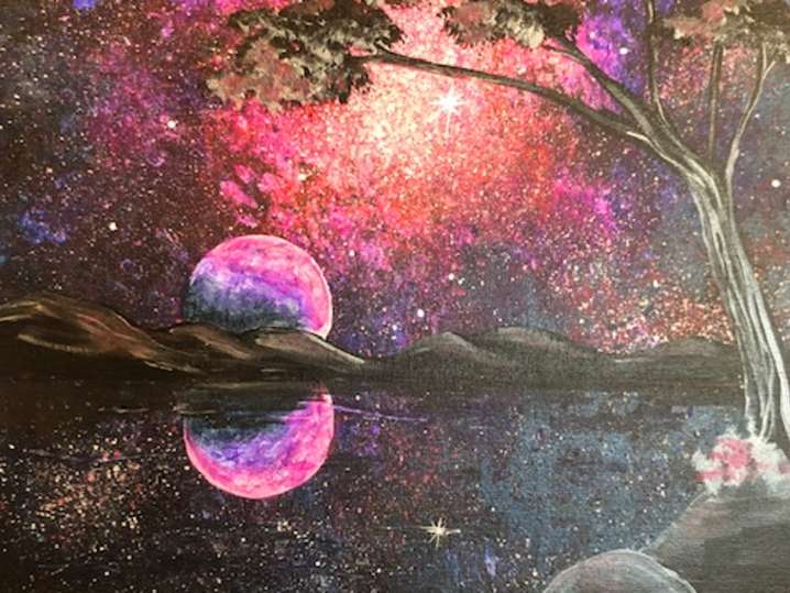 Paint and Sip - Galaxy Glow - Houston | Classpop!