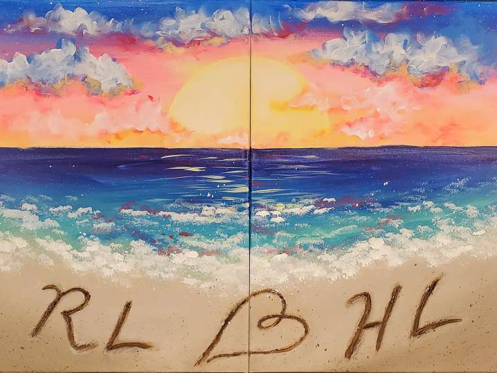 Paint and Sip - Sunset Beach Date Night - Houston | Classpop!
