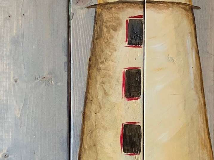 Paint and Sip - The Vintage Lighthouse - Brick | Classpop!