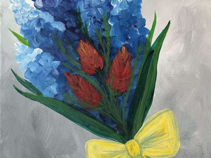 Paint and Sip - Bluebonnet Bouquet - Houston | Classpop!