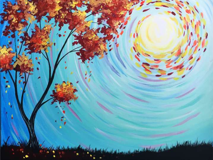 Paint and Sip - Autumn Colors - Norman | Classpop!