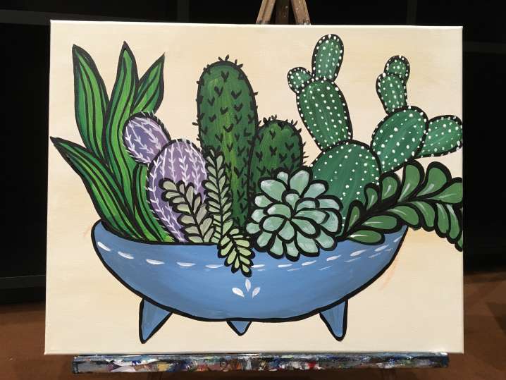 Paint and Sip - Prickly Pals - Phoenix | Classpop!