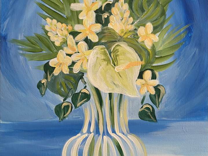Paint and Sip - Tropical Bouquet - Houston | Classpop!