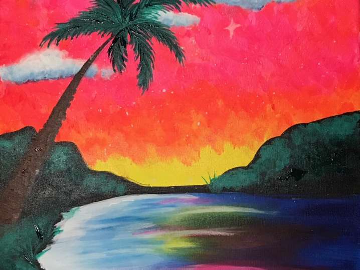 Paint and Sip - Sunset in Paradise - Sacramento | Classpop!