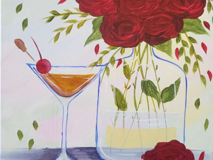 Paint and Sip - Sweet Bourbon Bouquet - Houston | Classpop!