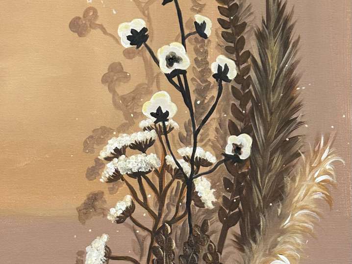 Paint and Sip - Aesthetic Neutral Bouquet - Houston | Classpop!