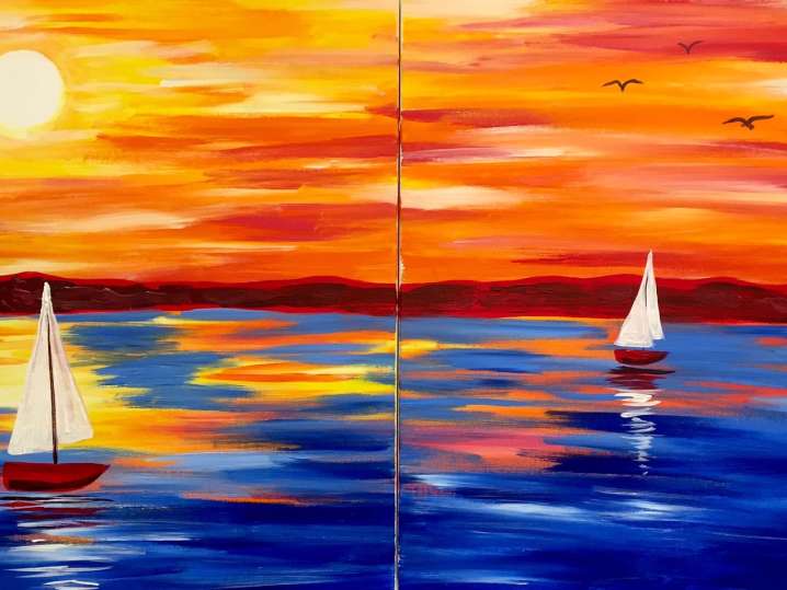 Paint and Sip - Sail into the Sunset - Houston | Classpop!