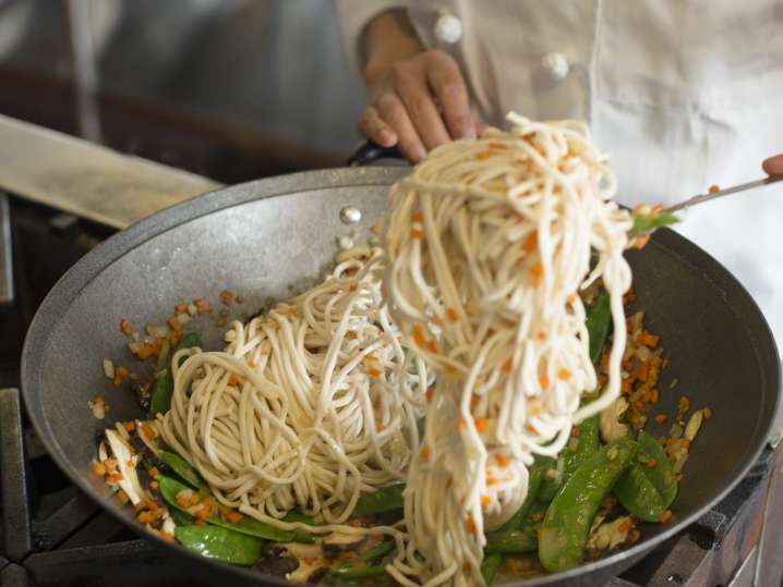 stir fry noodles Shot