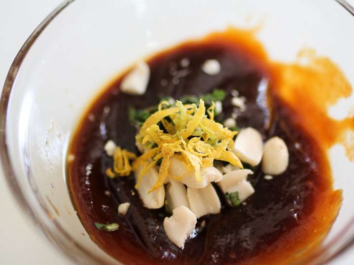 yum sauce in a glass bowl Shot