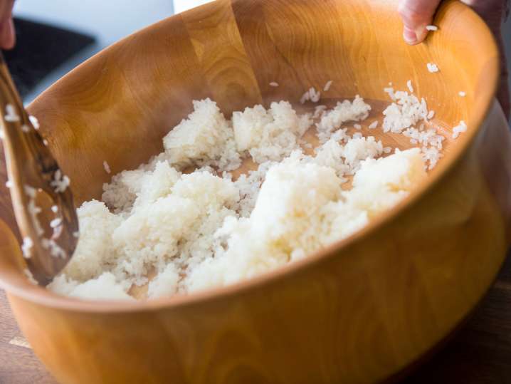 California sushi rolls Shot