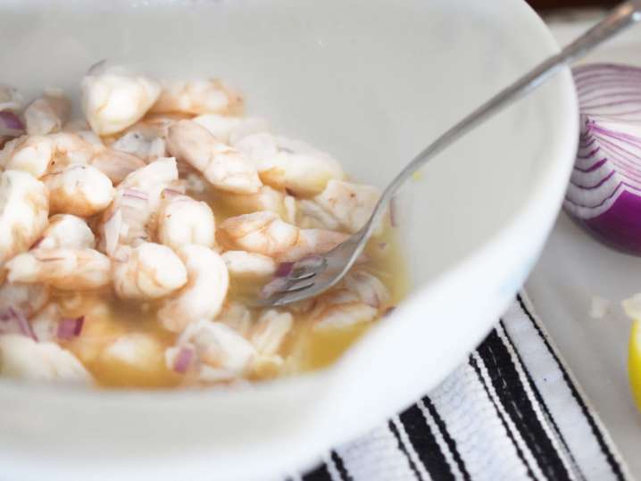 Fresh Shrimp Ceviche | Classpop Shot