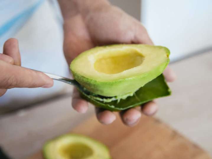 chef scooping out avocado | Classpop Shot