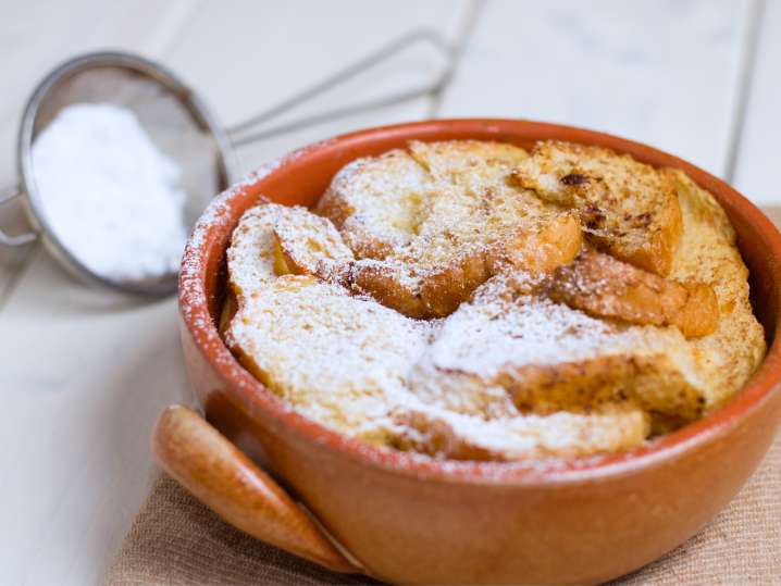 white chocolate bread pudding | Classpop Shot