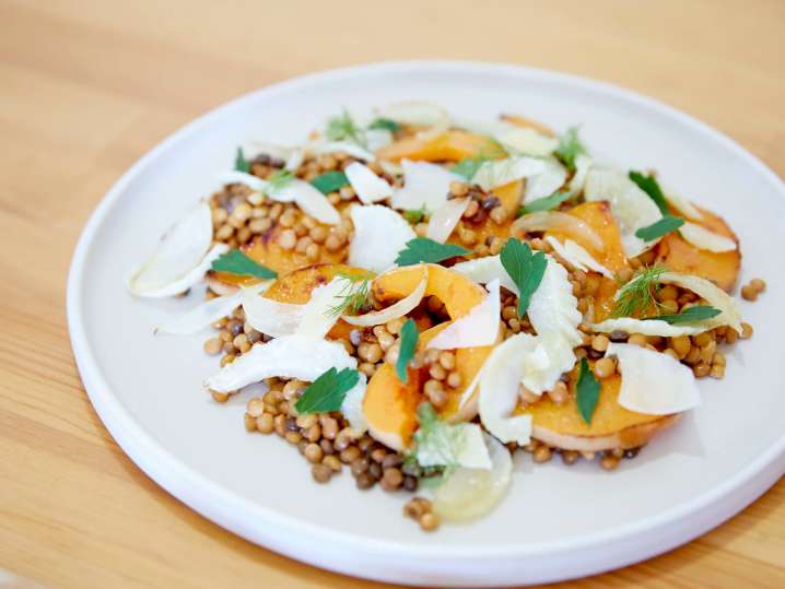 Roasted Squash & du puy Lentils | Classpop Shot