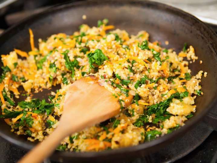 quinoa and tofu stir fry | Classpop Shot