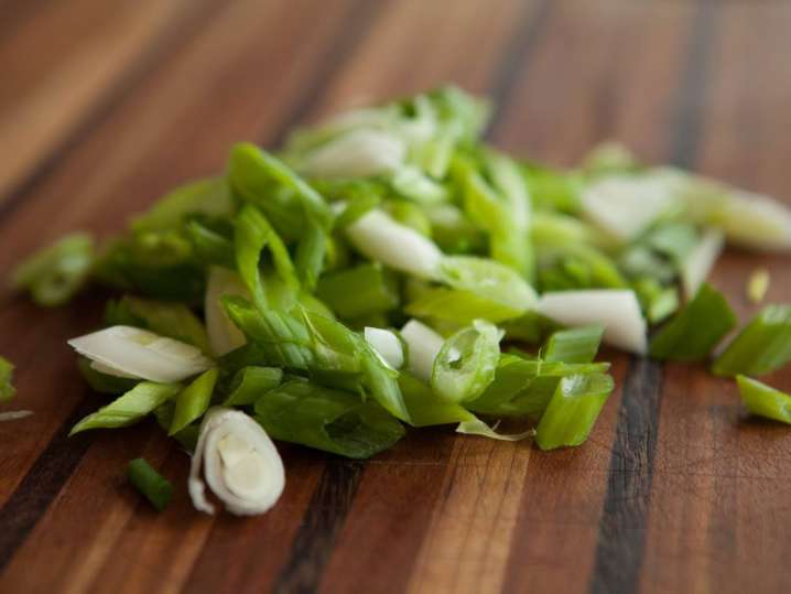 chopped scallions Shot