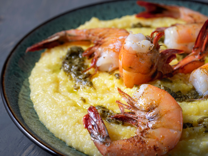 shrimp with polenta | Classpop Shot