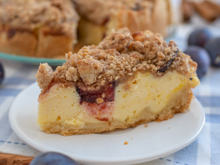 mini cheesecake with blueberry crumble | Classpop Shot