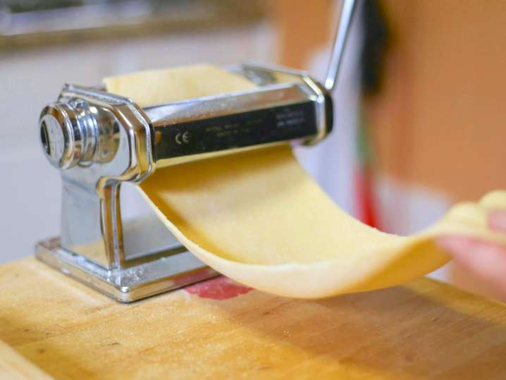 chef rolling out fresh pasta dough | Classpop Shot