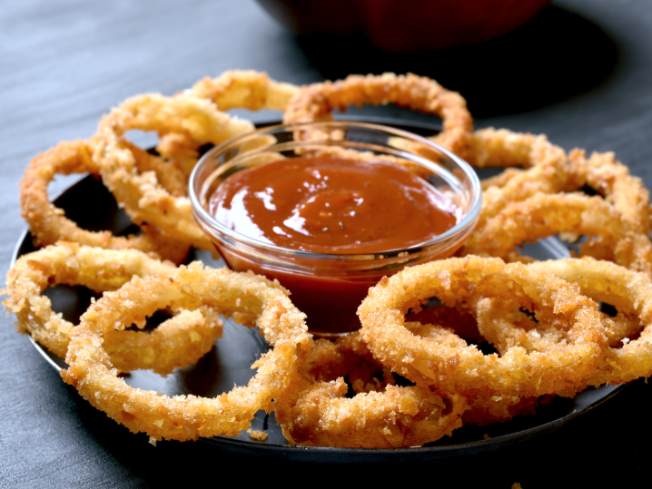 panko crusted onion rings | Classpop Shot