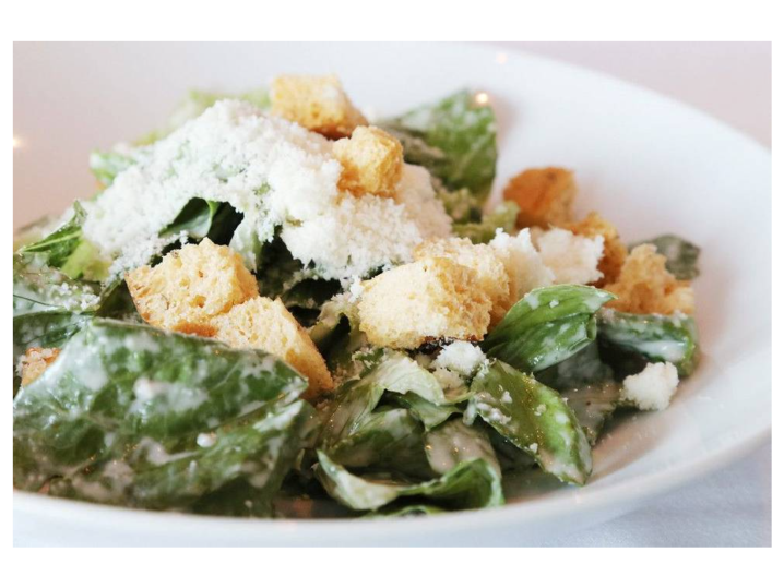 Caesar salad with Parmesan Shot