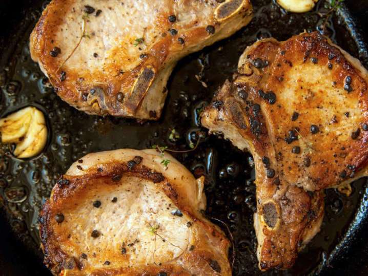 roasted pork chops | Classpop Shot